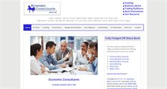 Desktop Screenshot of economic-consultants.com