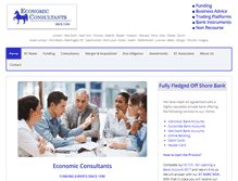 Tablet Screenshot of economic-consultants.com